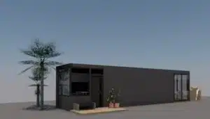 Permanent modern residential container home