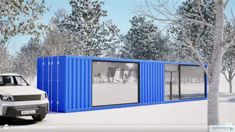 Hair and Nail Salon Container