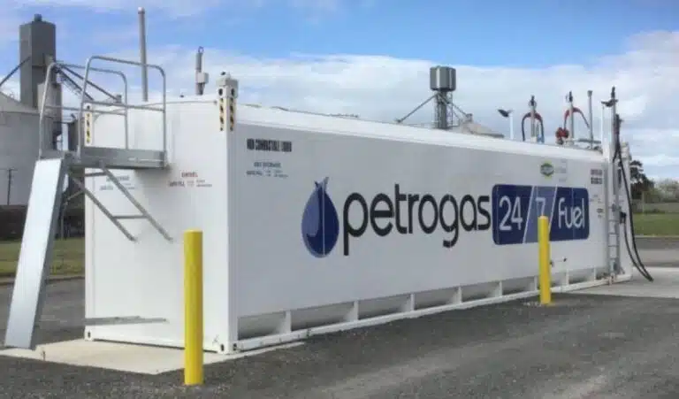 Container for fuel storage tank