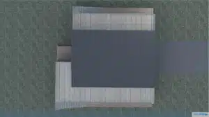 Container homes 6 unit model with overhead