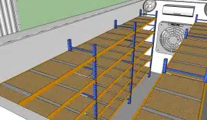 Dry and cure grow container