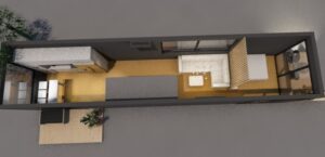 Permanent modern residential container home