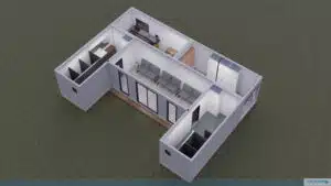 Container homes 4 units