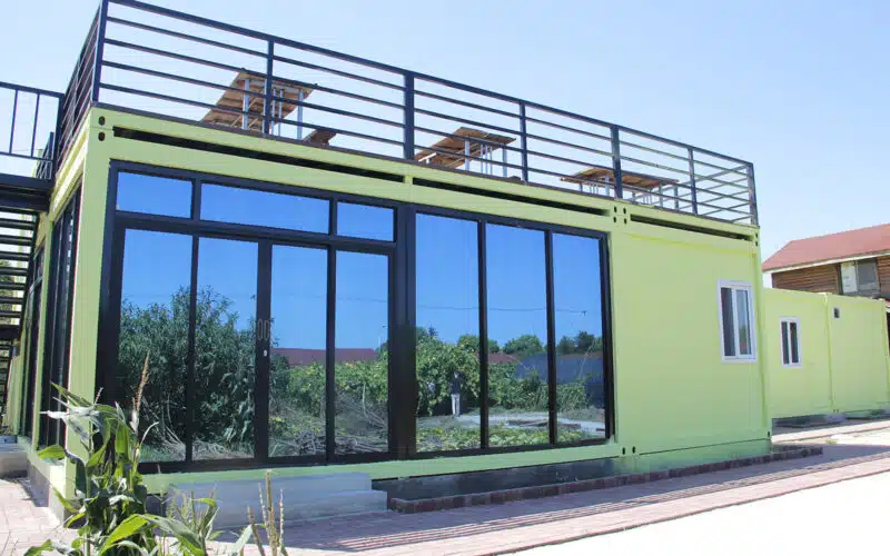 Contemporary and spacious residential container home