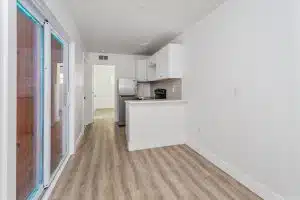 Stylish container home with back views