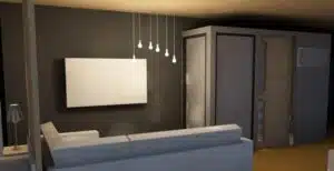 Permanent modern residential container home