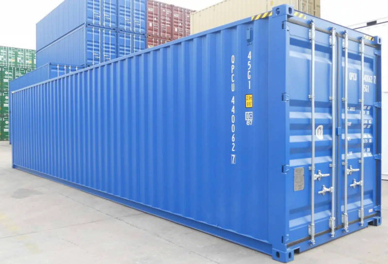 40ft high storage container for industrial use